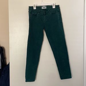 Green Paige denim skinny jeans size 27